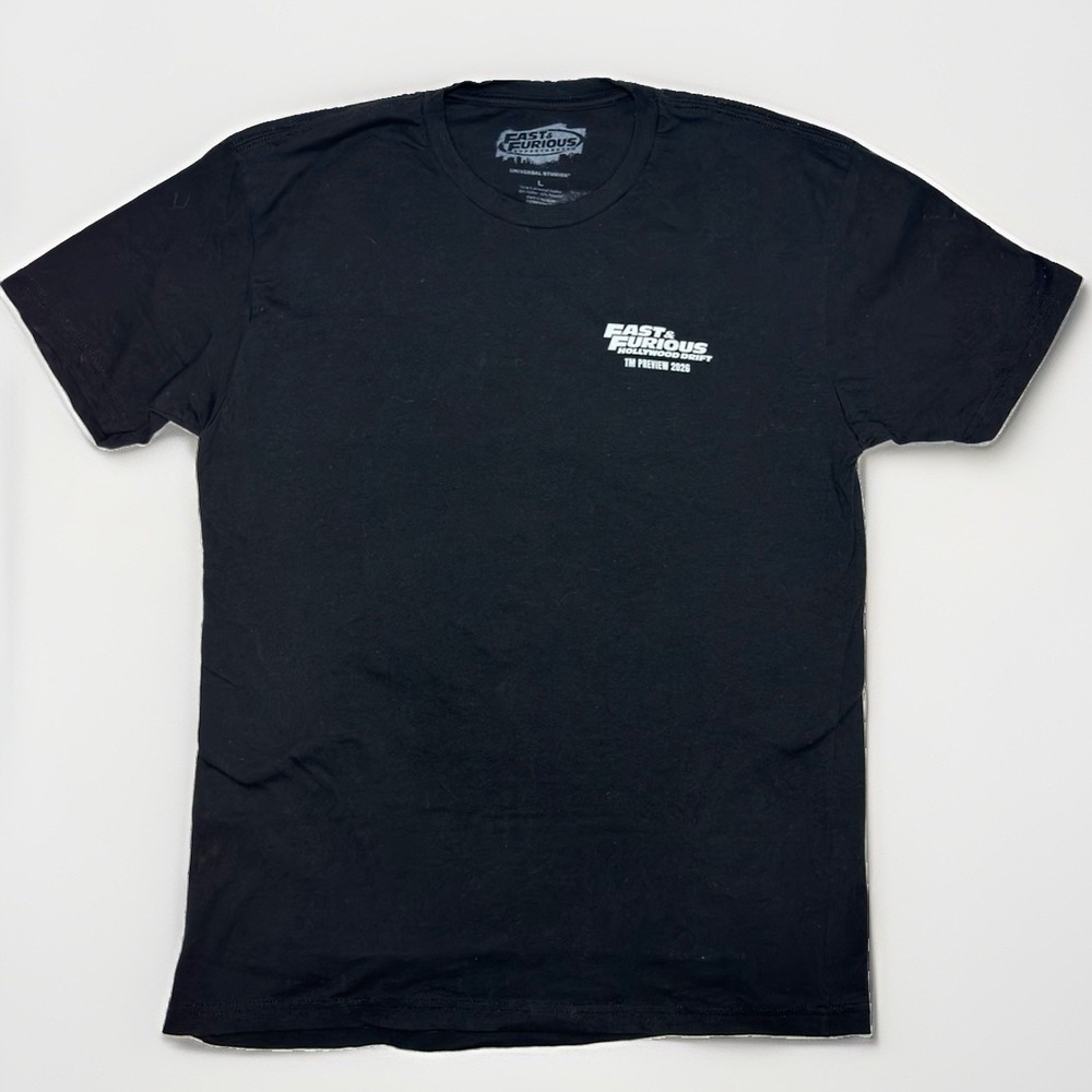 Fast & Furious Hollywood Drift T-Shirt Black TM Preview 2026 Universal Size L
